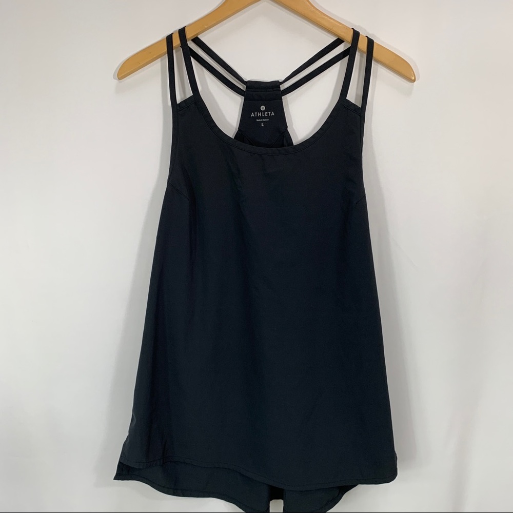 Athleta Racer Back Tank Top Women's Size Large EUC